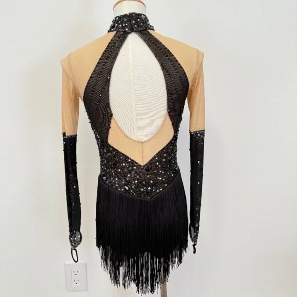 Custom Figure Skating Competition Dress - Girls Size 11/12 - Picture 13 of 16